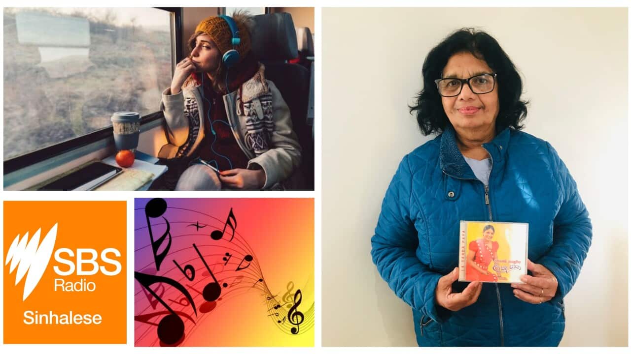 Swarnakanthi Rajapaksa, a lyricist from Melbourne.