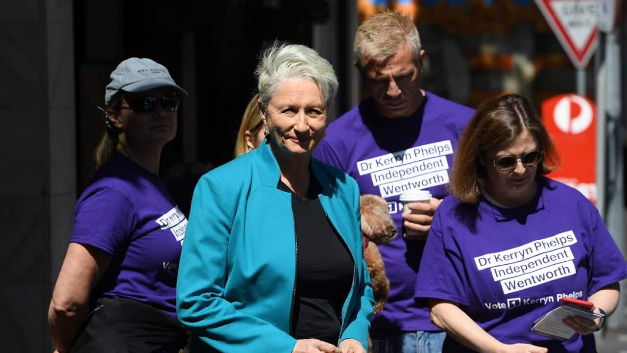Independent candidate for Wentworth Kerryn Phelps in Double Bay.