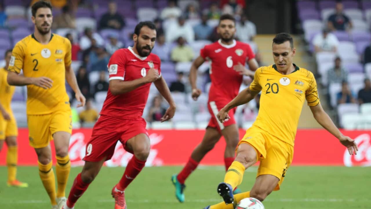 Australia and Jordan during the 2019 AFC Asian Cup