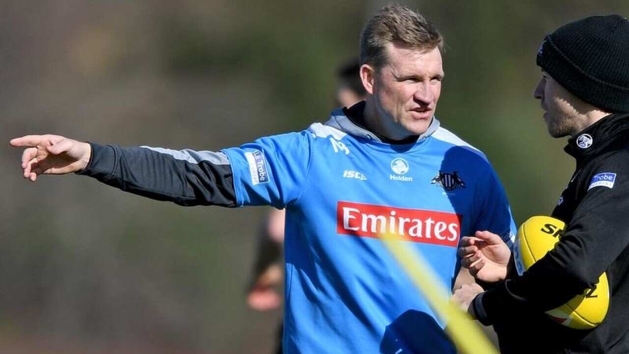 Collingwood Magpies coach Nathan Buckley