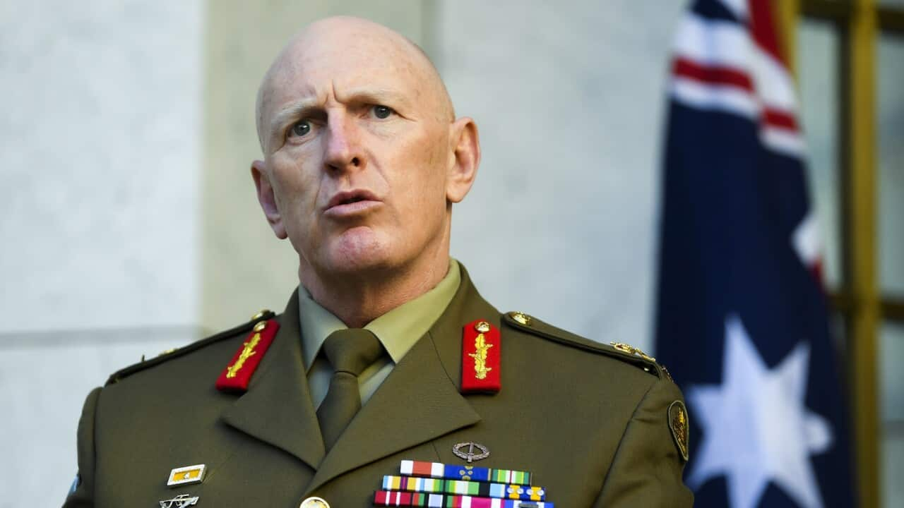 Head of the National COVID-19 Vaccine Taskforce, Lieutenant General John Frewen 