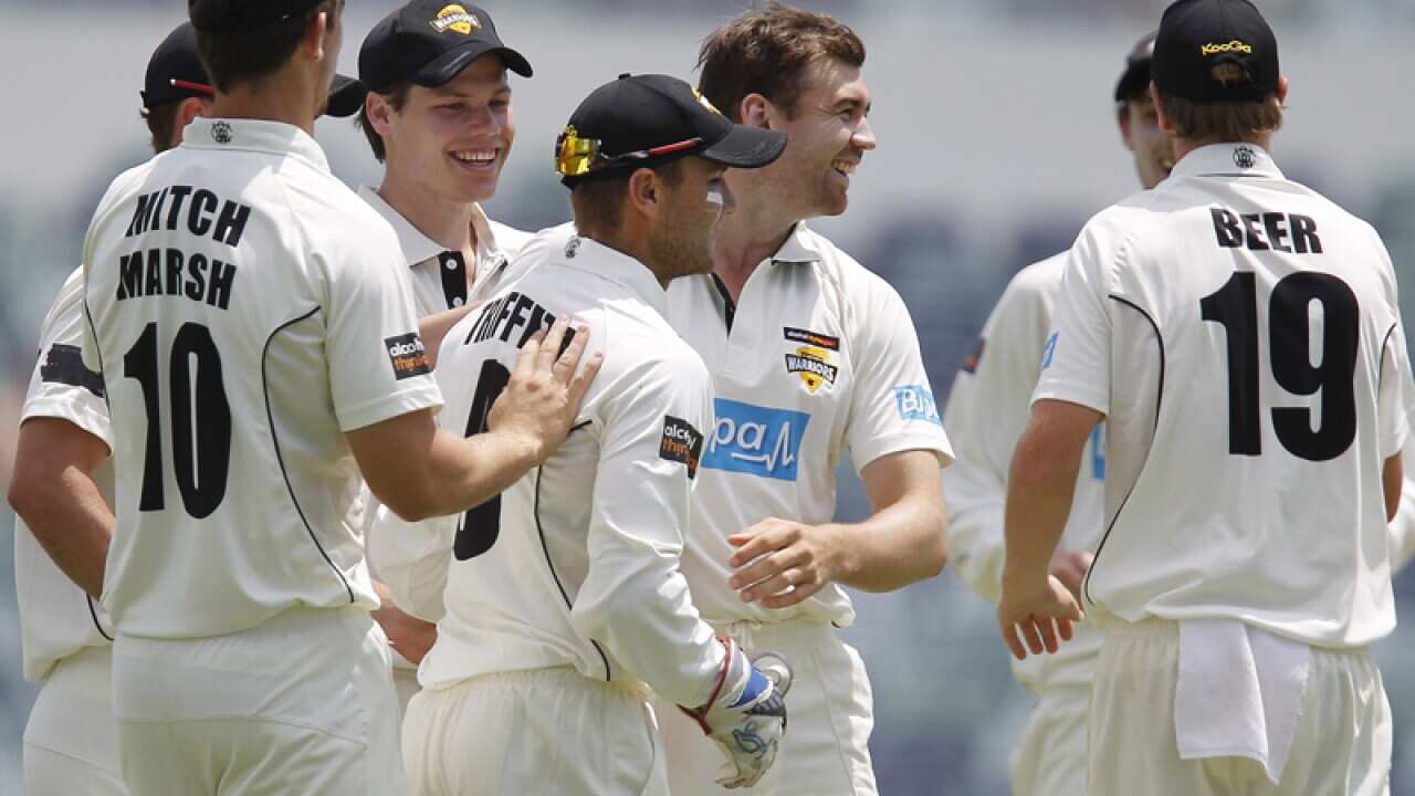 England's cricket team during a match