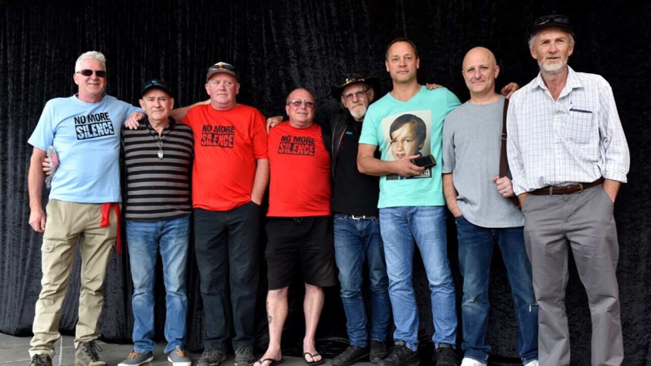 A group of clergy abuse victims from Ballarat