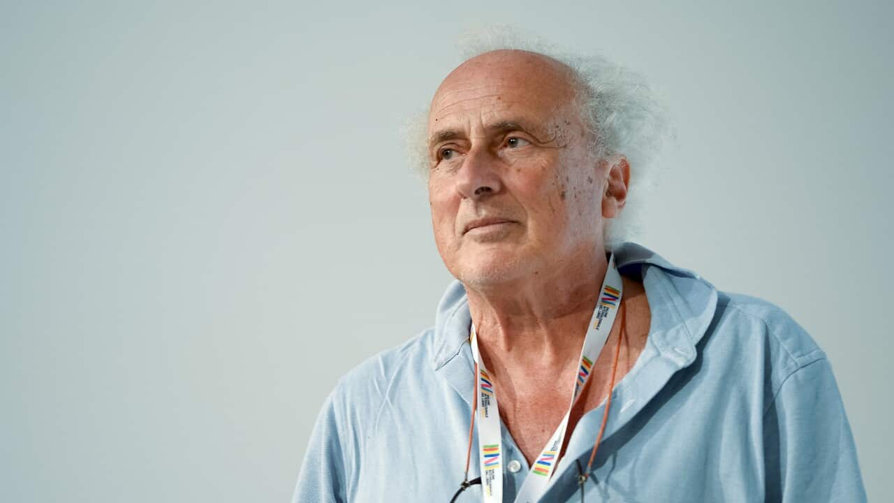 Stefano Benni attends the 30th Turin International Book Fair
