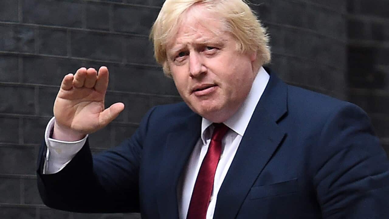 Foreign Secretary Boris Johnson