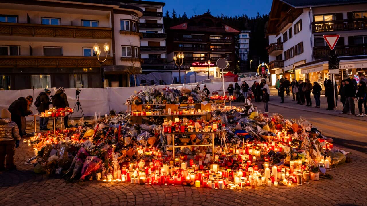 Mourners commemorate victims of New Year's Day fire at Swiss ski resort