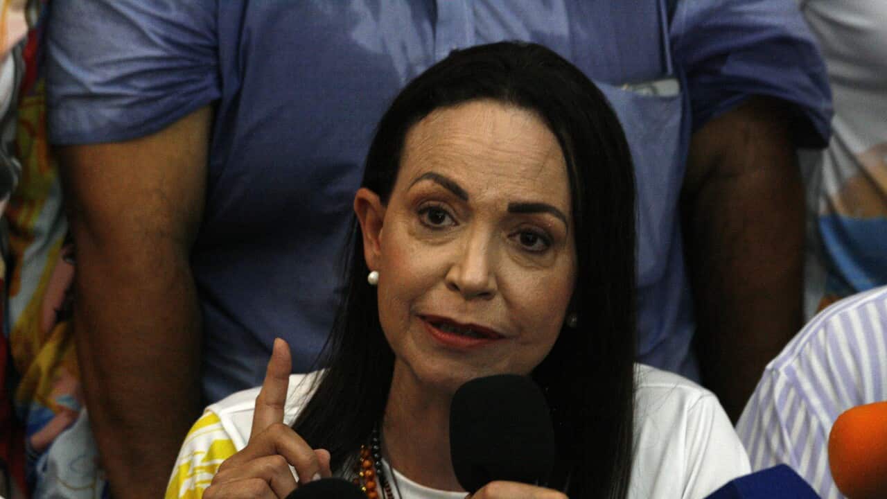 Venezuela: Edmundo González meets with the press in Maracaibo.