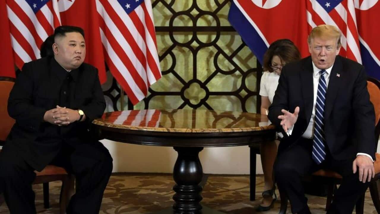 US President Donald Trump, North Korean leader Kim Jong Un