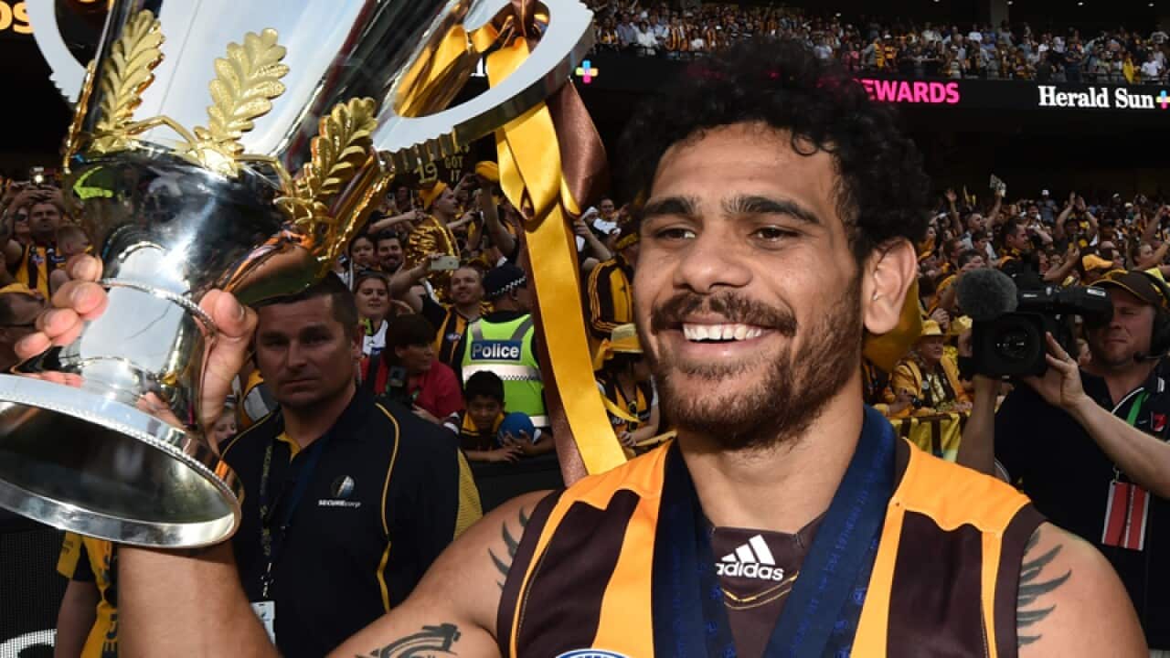 Hawthorn Hawks player Cyril Rioli.