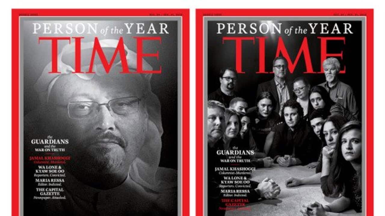 Time Magazine's covers for the Person of the Year issue