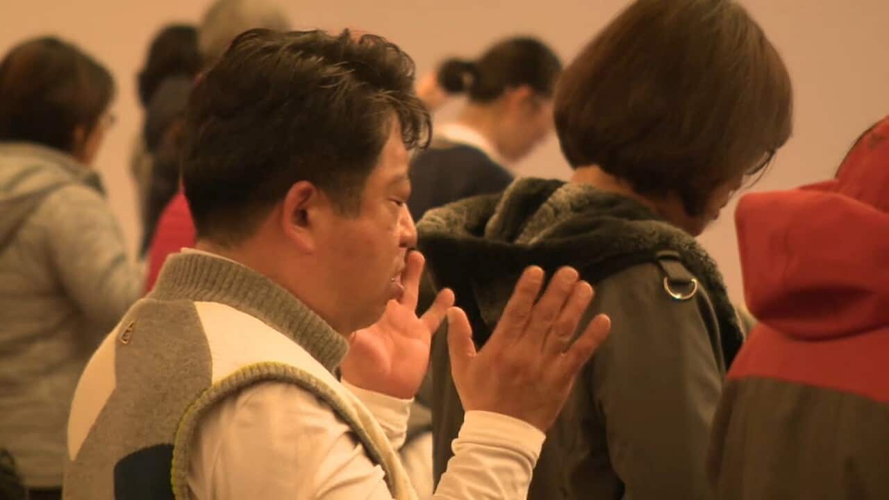 Christians gather at the Saesoon Presbyterian Church in western Sydney.