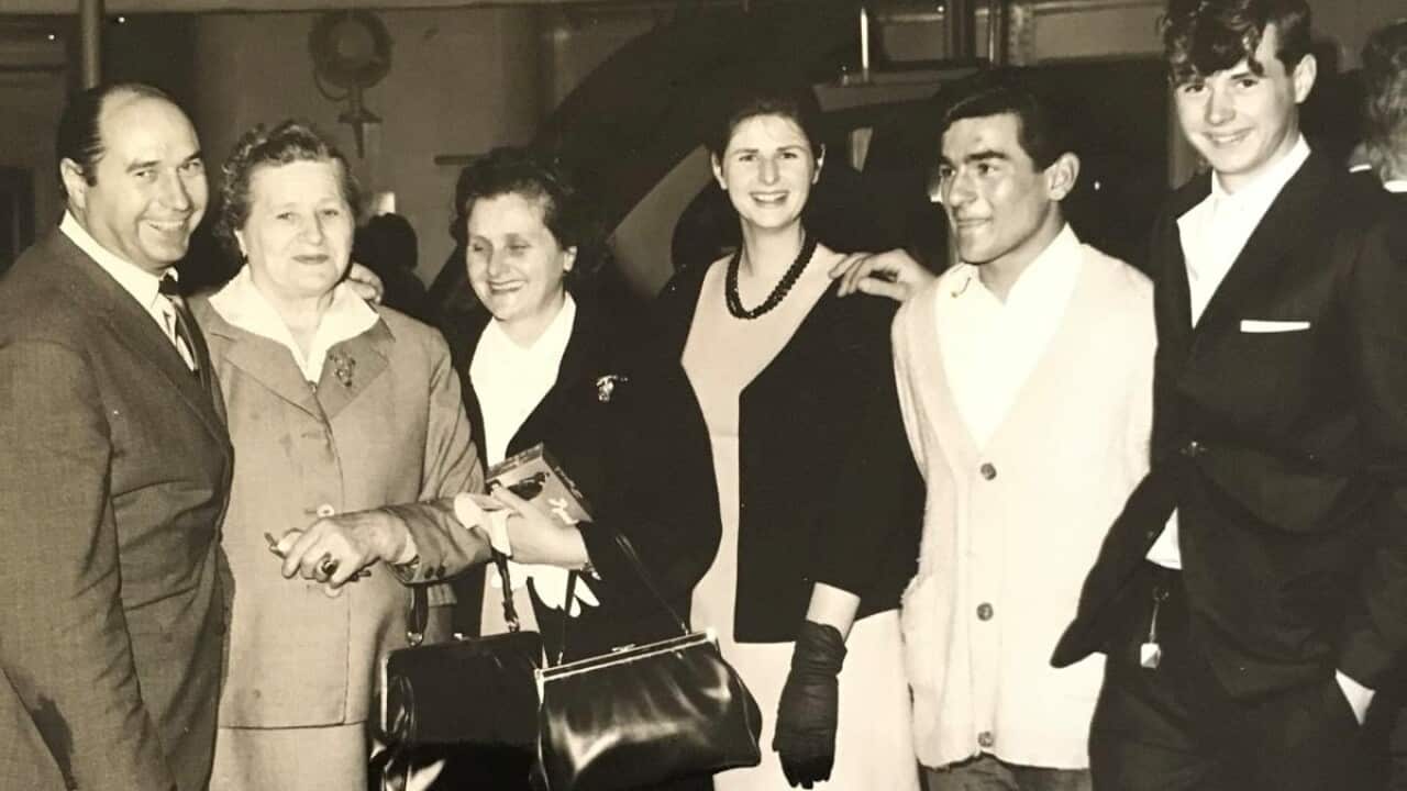 The Gustin family on Rosalba's twenty-first birthday.