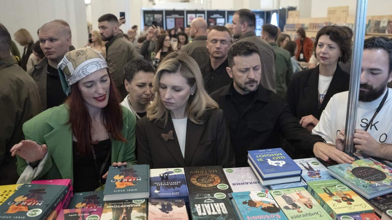 Ukrainian President Zelensky visits 13th International Book Arsenal Festival in Kyiv