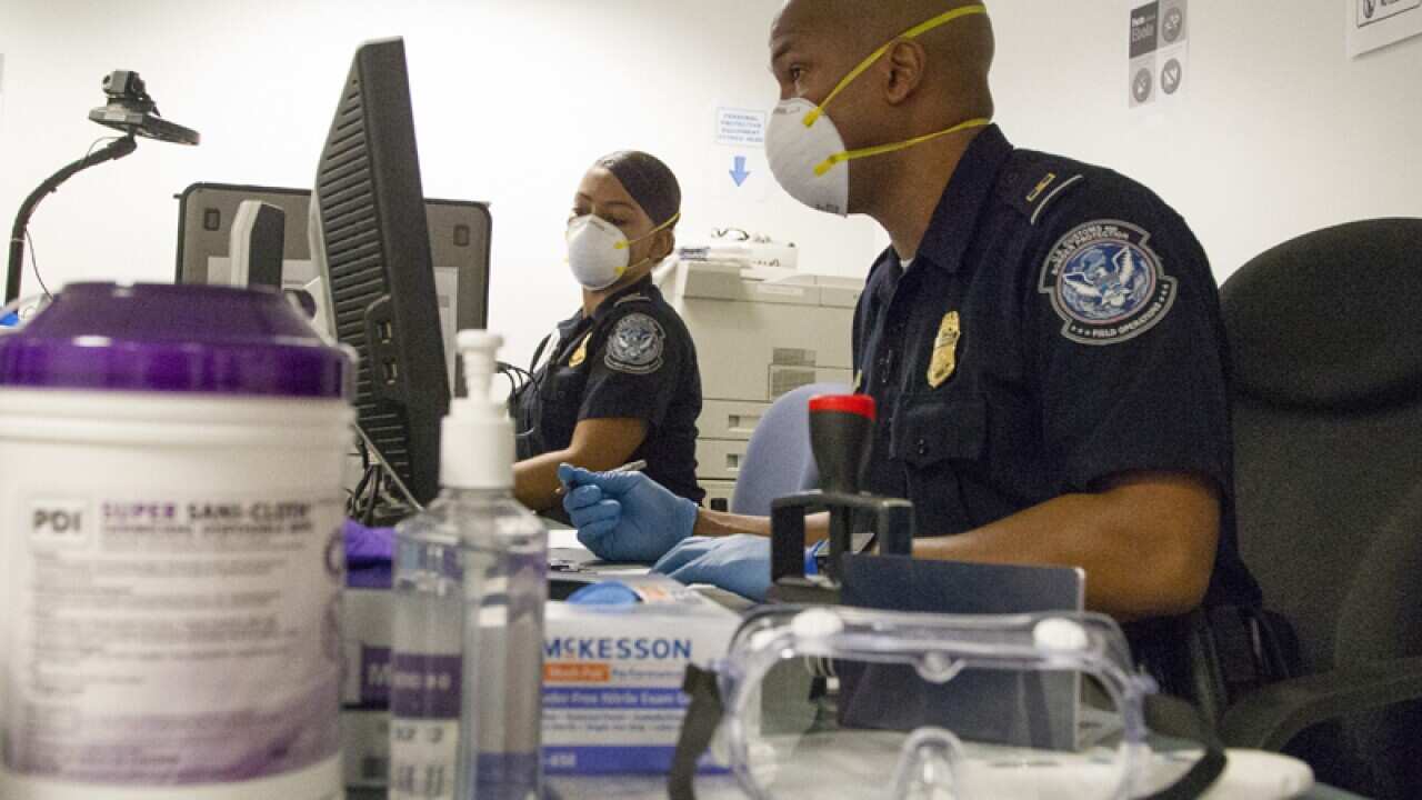 Screening for Ebola at a US airport.