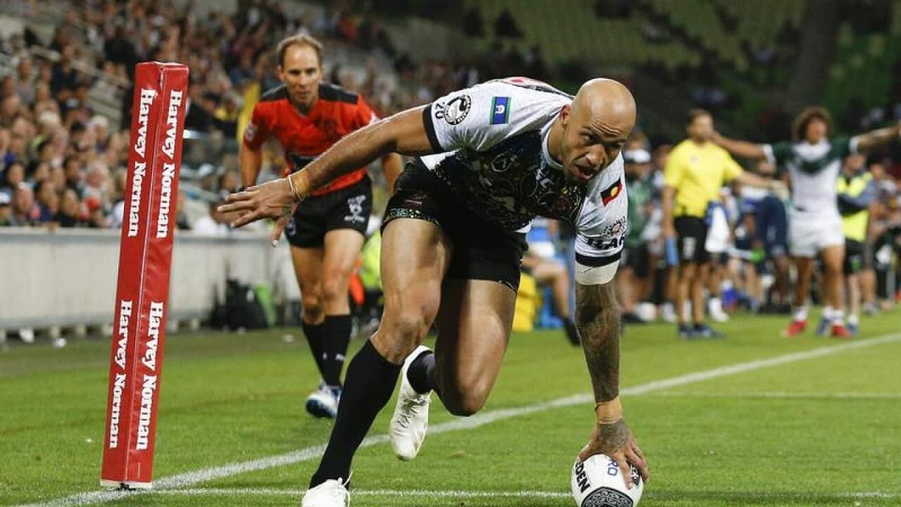 Blake Ferguson of the Indigenous All Stars
