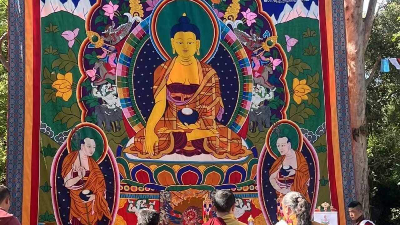 The Ontrul Centre Australia hold a special exhibition of the Buddha Shakyamuni Thangka.jpg