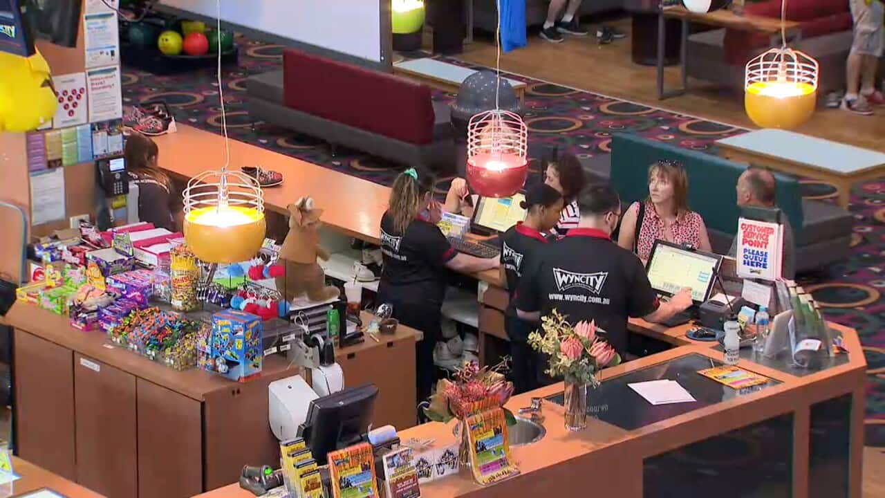 Wyncity staff members and customers. 