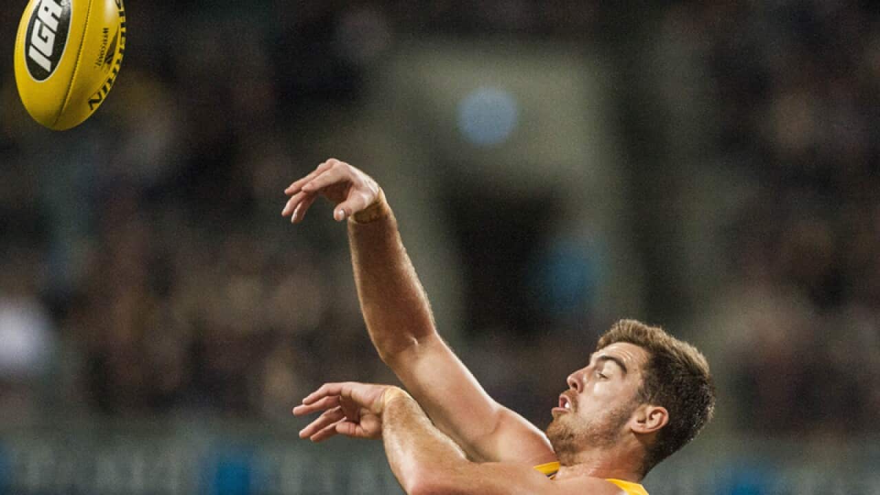 Scott Lycett of the West Coast Eagles