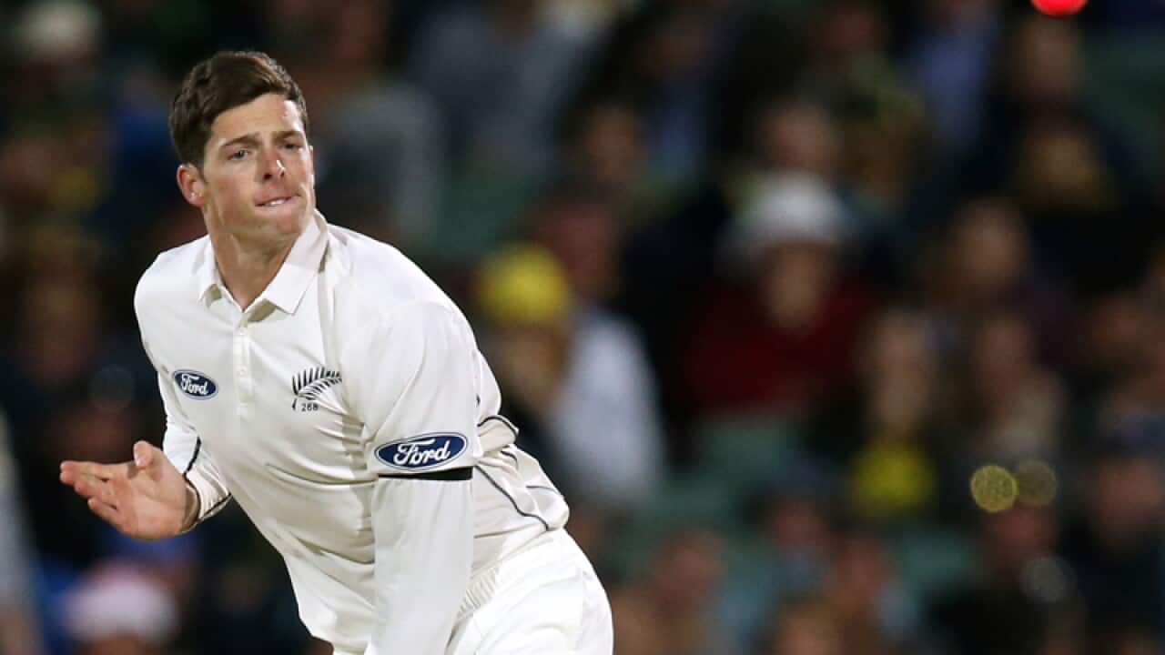 New Zealand's Mitchell Santner.