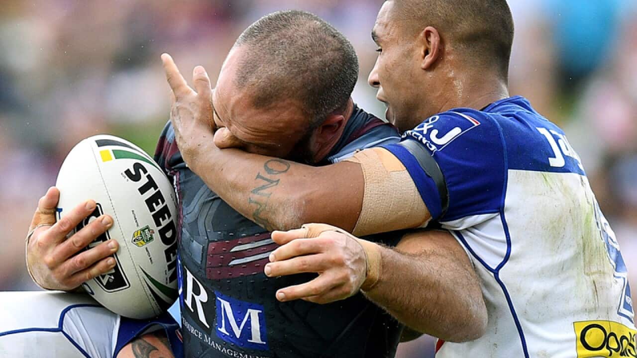 Nate Myles of the Sea Eagles