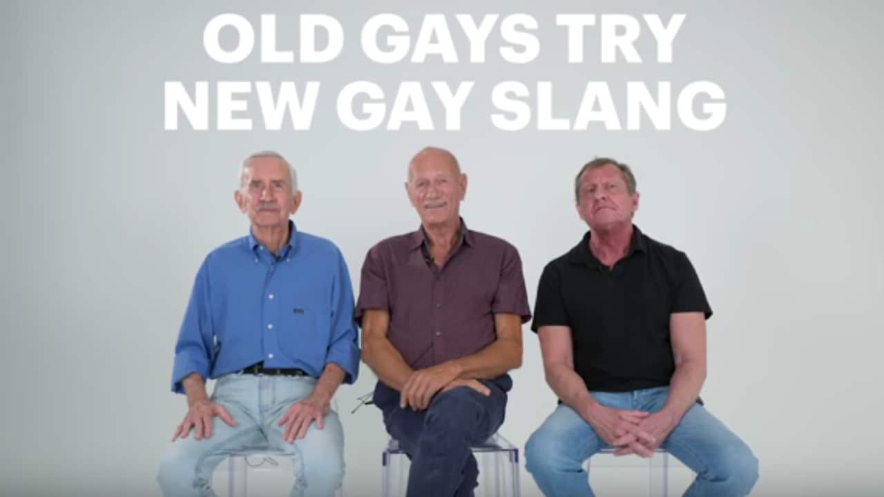 Old gays try new slang