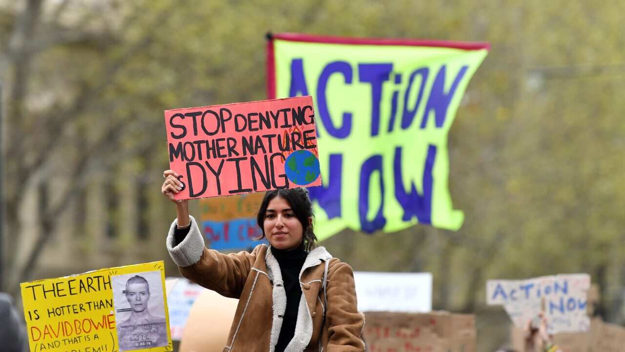 A Global Strike 4 Climate rally in Adelaide last year.