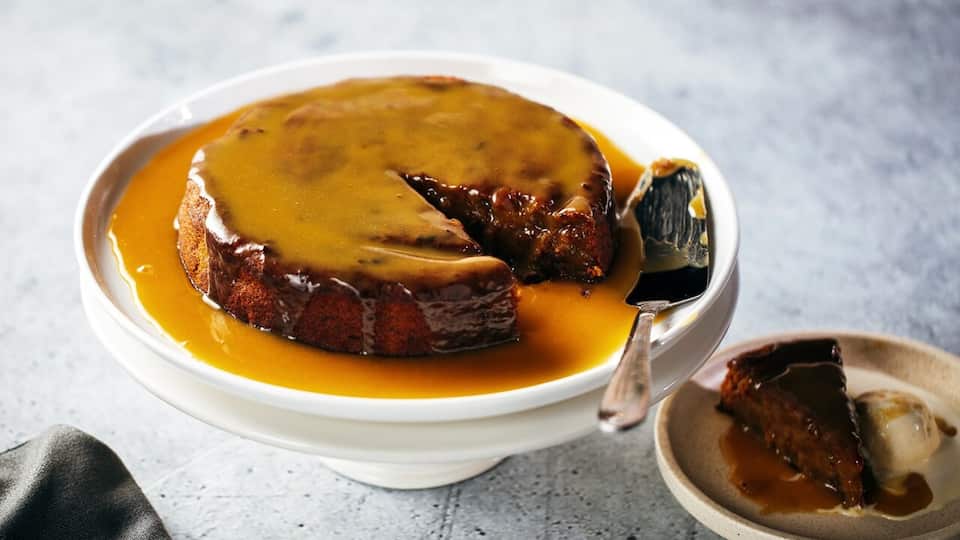 Sticky date pudding SBS The Cook Up with Adam Liaw