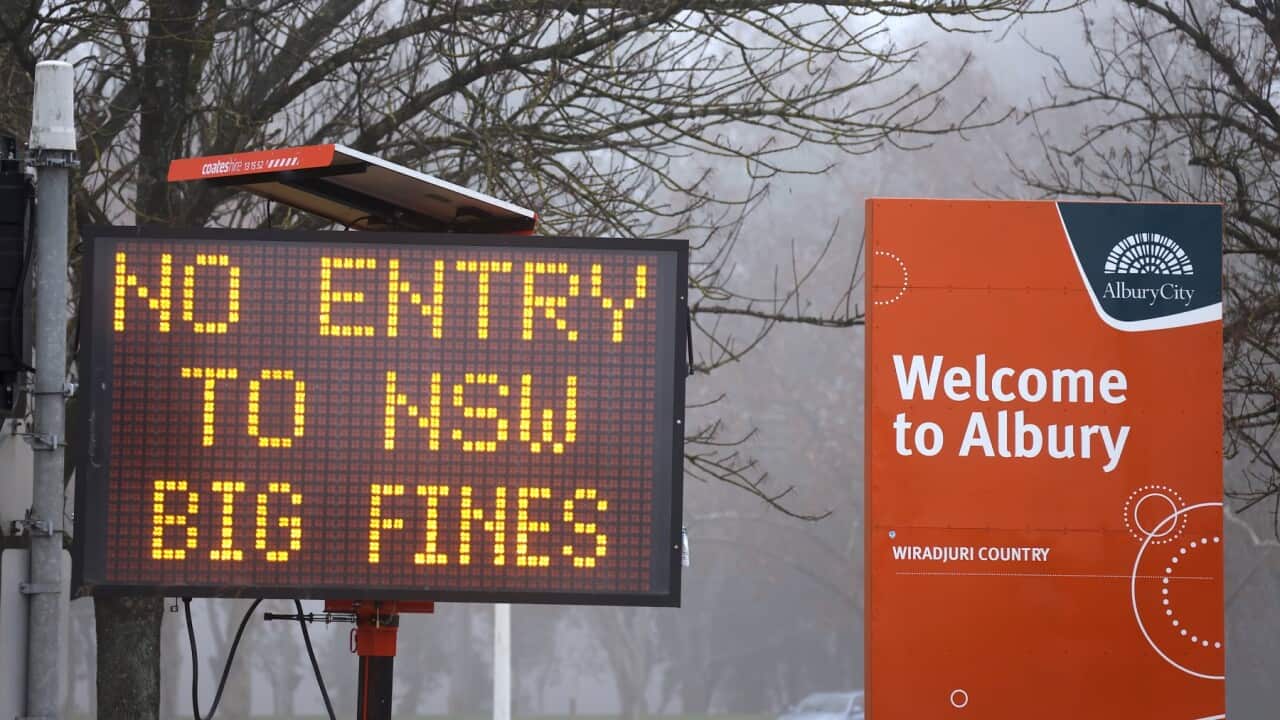 Border closures between NSW and Victoria