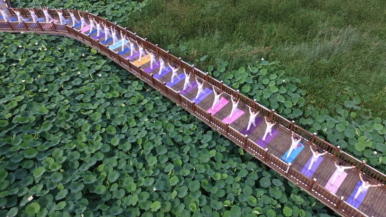 China: International Yoga Day