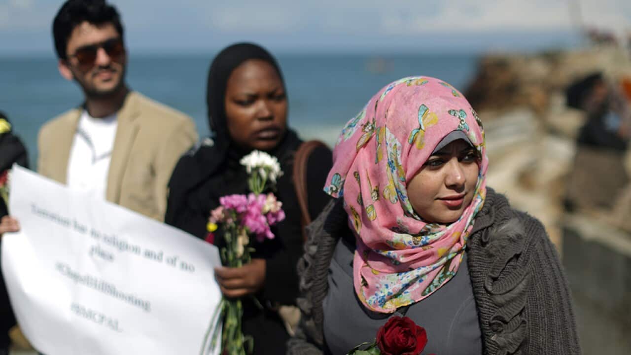 Palestinians decry death of Chapel Hill victims