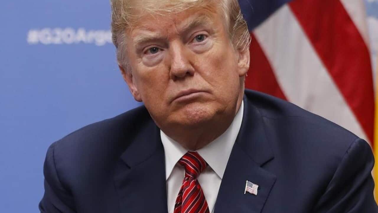 US President Donald Trump