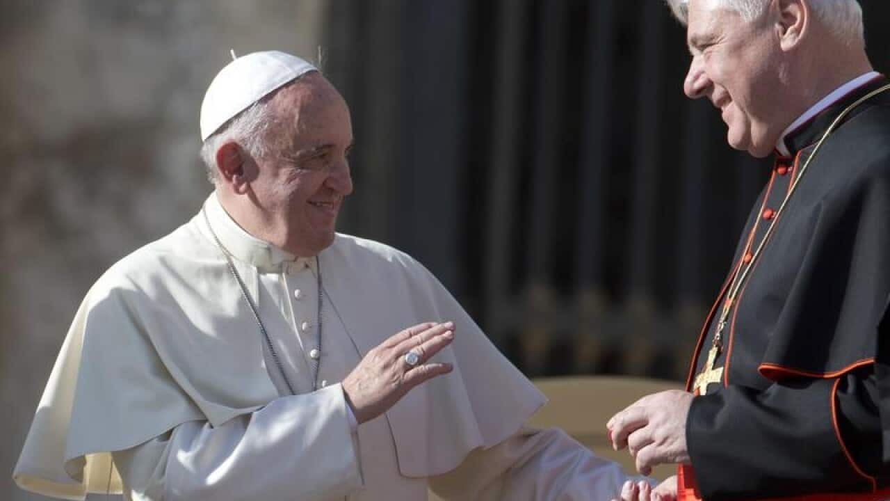 Pope Francis, Cardinal Gerhard Ludwig Mueller.