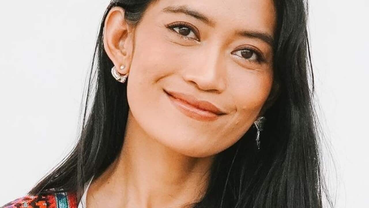 Sekar Sari, actor dan peneliti yang saat ini sedang merampungan studi PhD nya di Univrsitas Melbourne. Sekar adalah salah satu juri dari lomba pembuatan film pendek ReelOzInd 2025.  Photo courtesy: Ari Vio Sarjono, Melburne Museum.