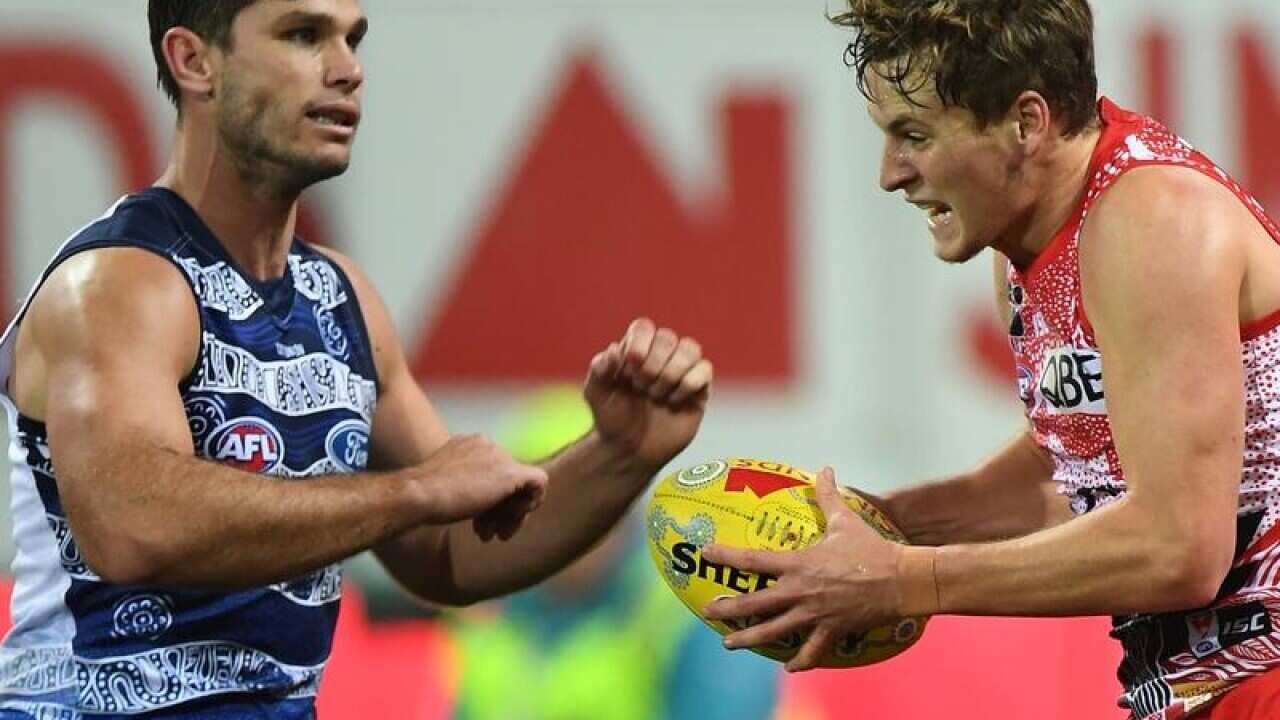 Tom Hawkins and Jordan Dawson