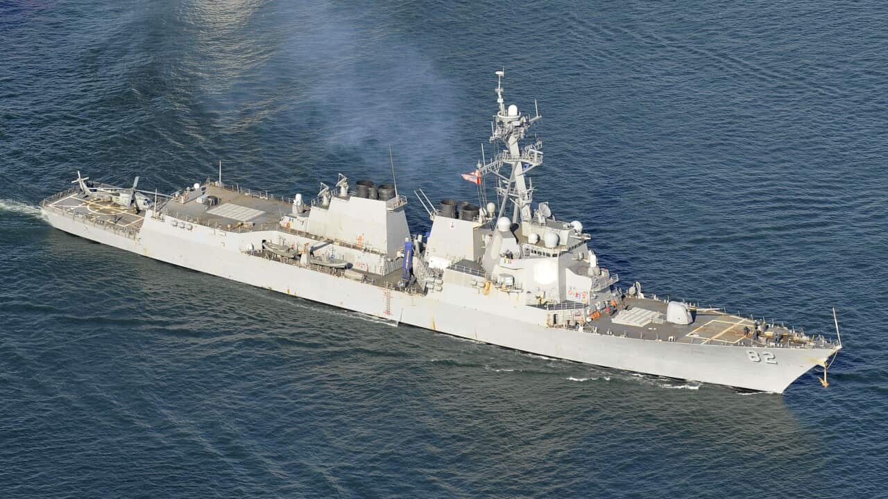 US guided-missile destroyer USS Lassen.