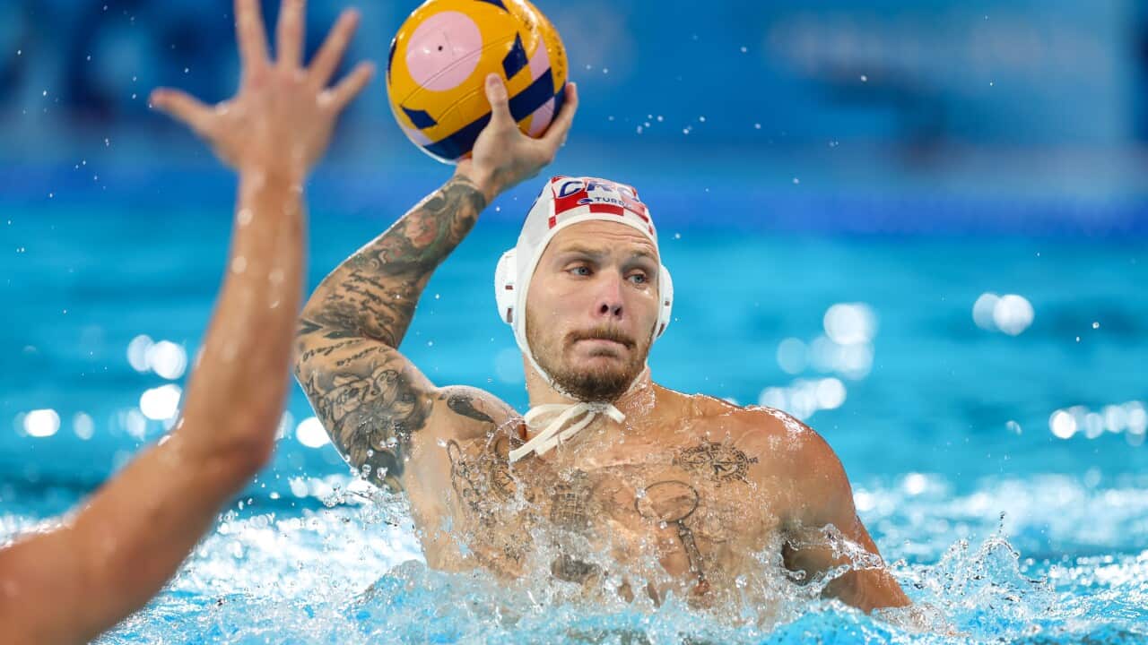 Water polo players of Croatia opened the Olympic Gaames with a victory against Monetenegro