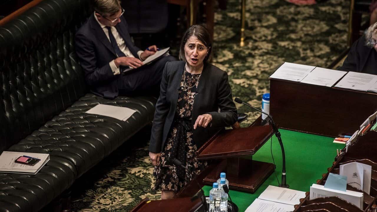 NSW Premier Gladys Berejiklian speaks during Question Time in the state parliament