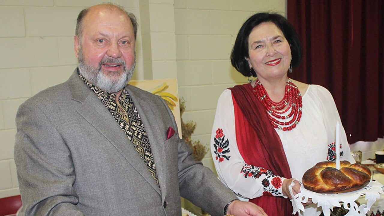 Ambassador Dr Mykola and his wife, Ms Olena Kulinich