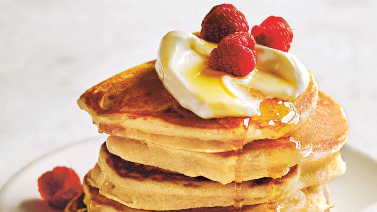 Donna Hay's fluffy pancakes SBS Food