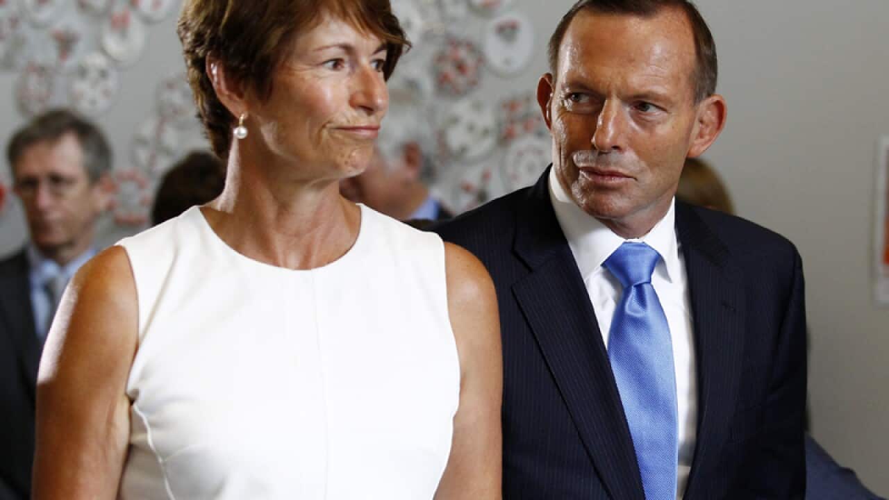 Prime Minister Tony Abbott and wife Margie Abbott
