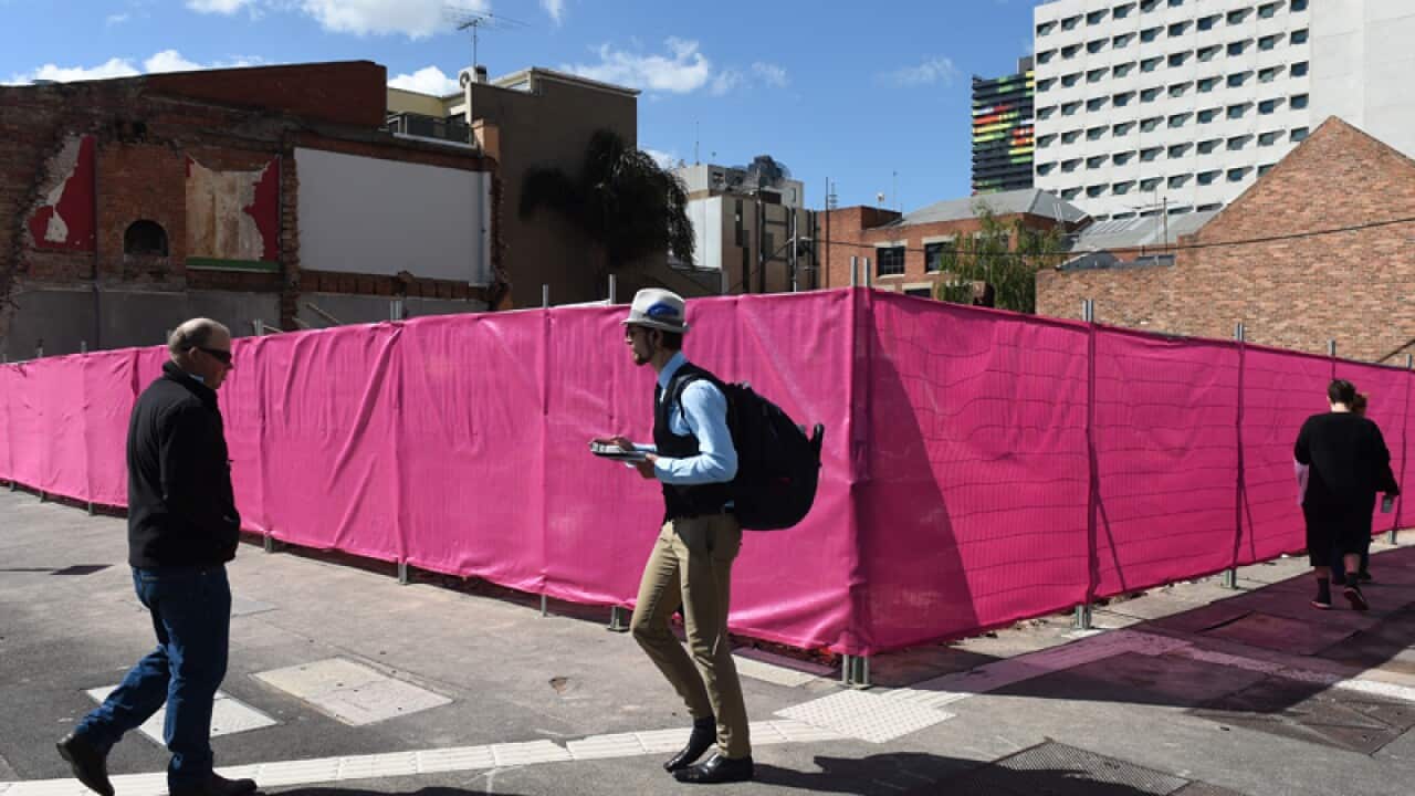 The site where the Corkman Irish Pub stood in Melbourne