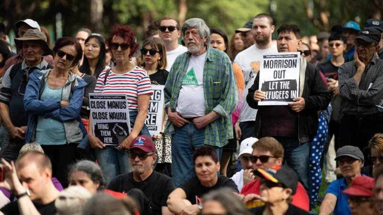 Refugee Rally on Palm Sunday