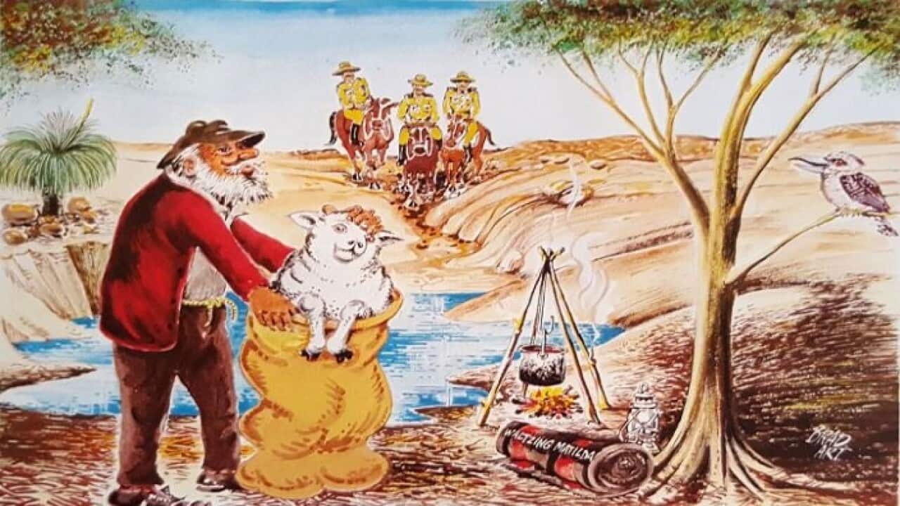 story of waltzing Matilda