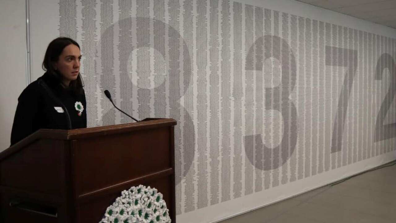 Medina Čehić, članica Udruženja Djeca Srebrenice, ABIC Deer Park, Melbourne, 2024.