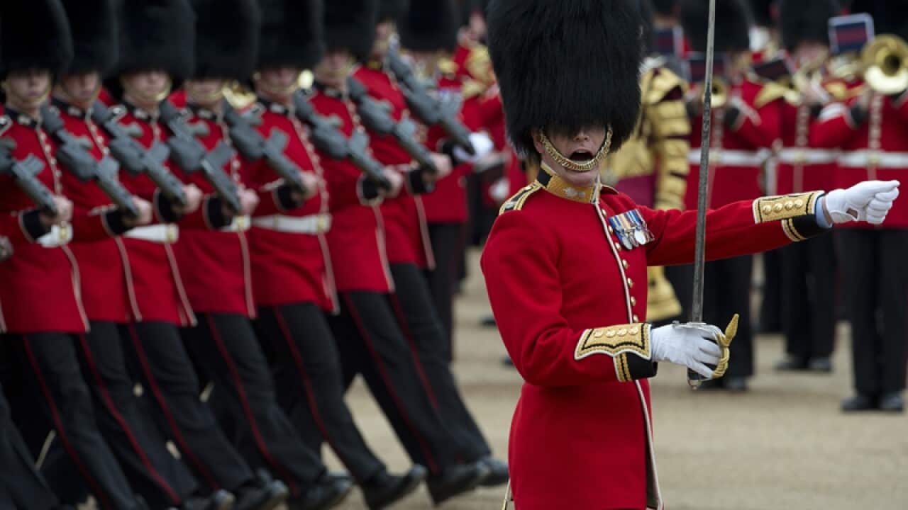 Trooping the Colour at Horse Guards Parade, London