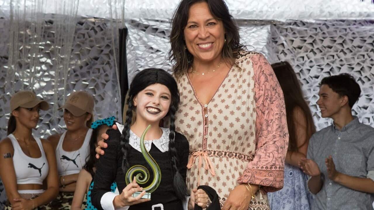 12 year old Sara Petrovski who is a singer won the competition last year.