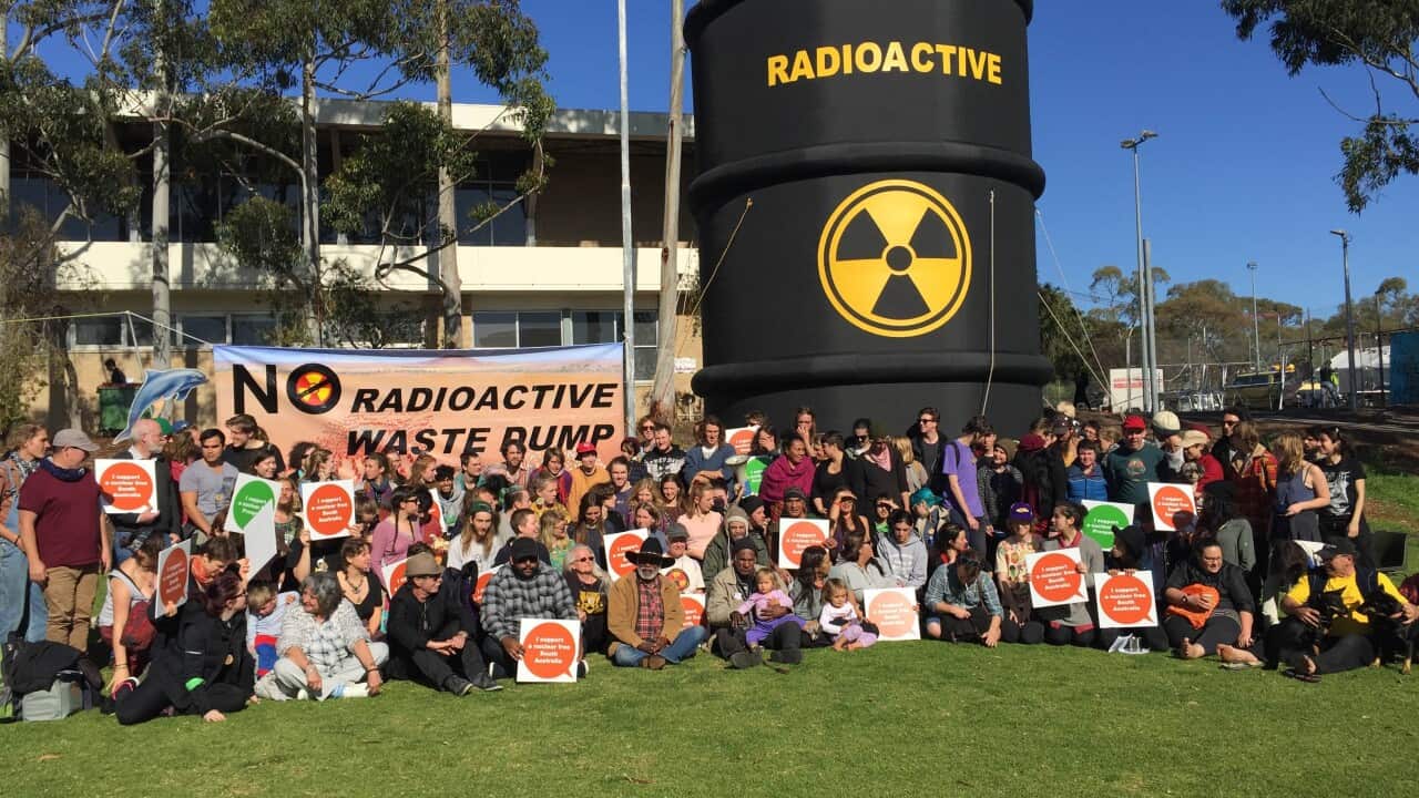 Aboriginal elders and Adelaide students 