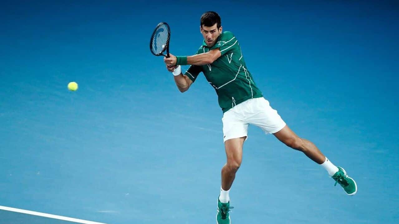 Novak Djokovic is up against Dominic Thiem in the AO finals