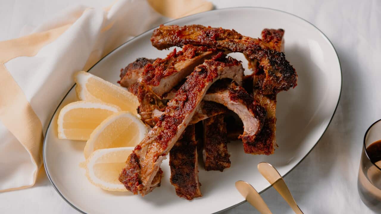 Ribs with Sadie’s BBQ sauce