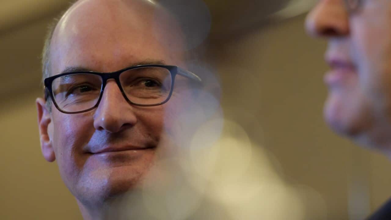 Port Adelaide Chairman David Koch (left)